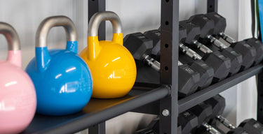 xpeed gym products safely stored in modular racking