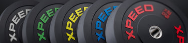 There are a variety of Xpeed Bumper Plates to choose from, including the black training bumper plates of the coloured competition plates.