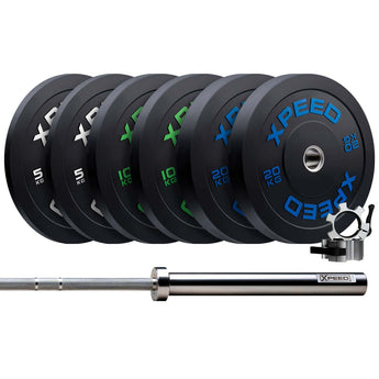 Bumper plate bundle available at Xpeed