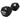 Black dumbbell with 'XPEED' branding and '5KG' marking on a white background