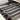 Metal pilates springs with colorful connectors on a mechanical setup