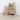 Beige folding xpeed exhale pilates reformer bed with mattress on a white background