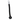 A black tricep rope with a single grip handle and a steel hammer rope attachment, designed for use in fitness exercises.