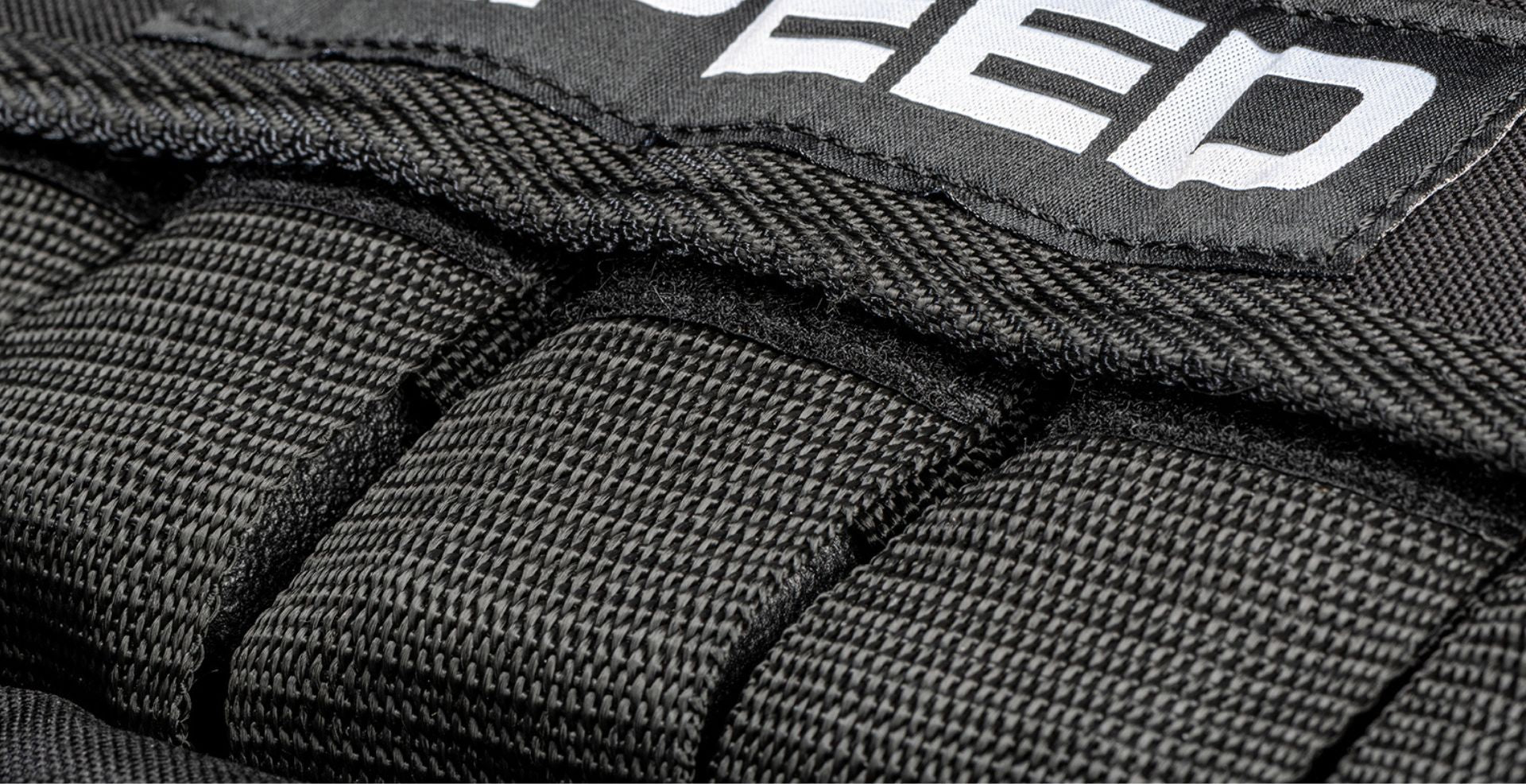 a close up of the quality materials used for the xpeed weight vests