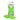 Green wristbands with Xpeed packaging on a white background