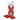 Red wristbands with Xpeed packaging on a white background